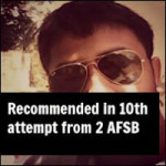 2 afsb mysore recommended candidate