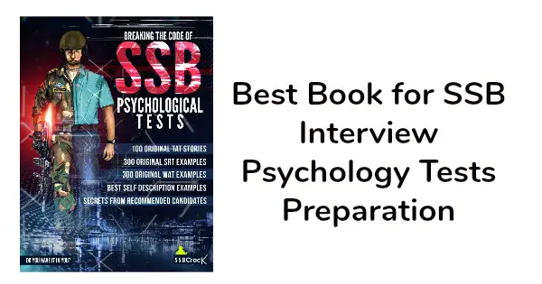 Best Book for SSB Interview Psychology Tests Preparation