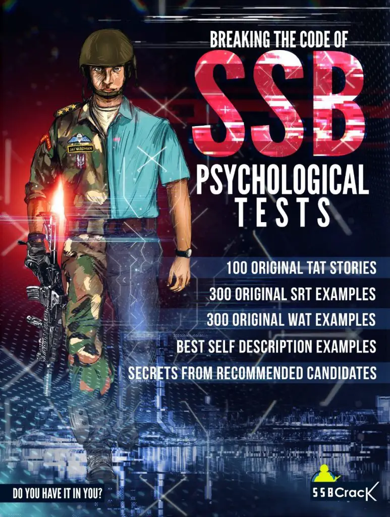 Book for SSB Interview Psychology Tests