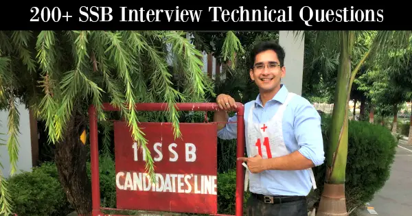 200+ SSB Interview Technical Questions
