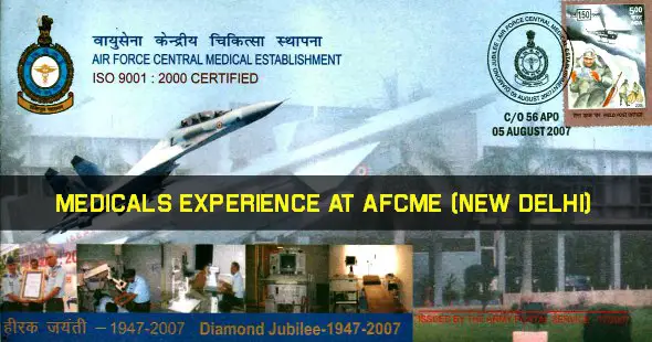 AFCME Medical Test Full Procedure