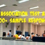 Word Association Test Examples