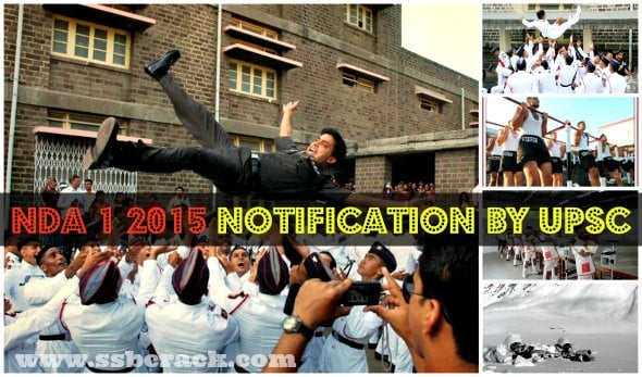 NDA 1 2015 Notification by UPSC