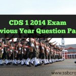 CDS 1 2014 Exam Previous Year Question Paper
