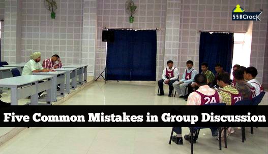 Five Common Mistakes in Group Discussion