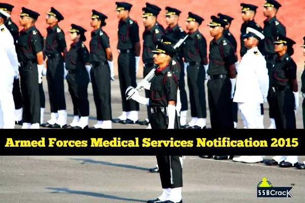 Armed Forces Medical Services Notification 2015