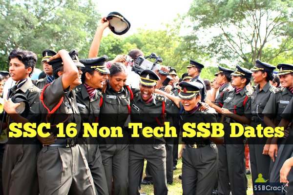 SSC 16 Non Tech SSB Dates - CDS 2 2014 SSB Interview Dates