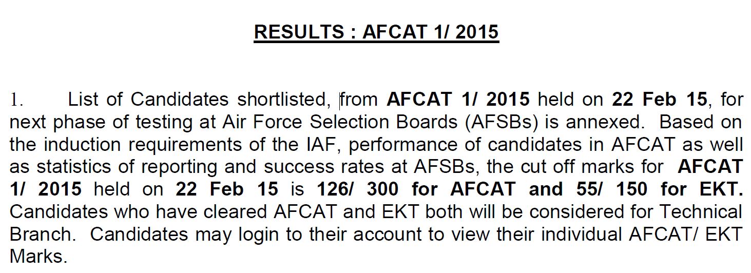 afcat-1-2015-cut-off-marks-official