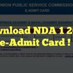 nda admit card 2015 download