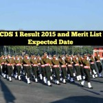 CDS 1 Result 2015 and Merit List Expected Date
