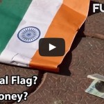 indian flag vs money