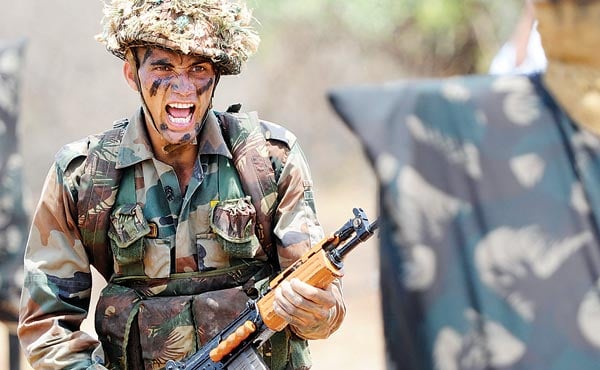 NDA Cadet in training