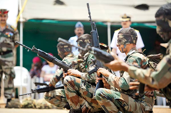 NDA Cadet Blindfold Training