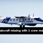 Coast guard Dornier aircraft with three crew members missing off Chennai coast