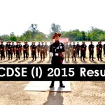 Combined Defence Services Examination (I) 2015 Result