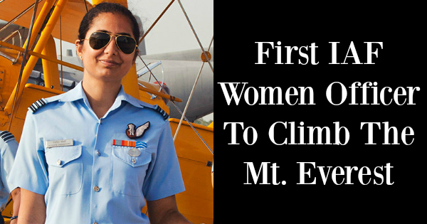 First IAF Women Officer To Climb The Mt. Everest