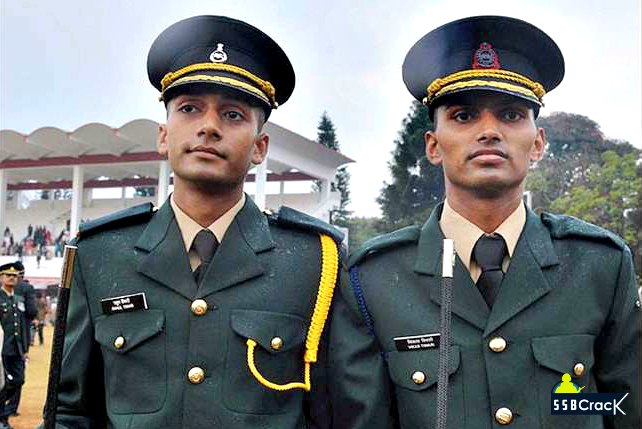 Brothers Rahul Tiwari and Vikas Tiwari after the passing out parade at IMA