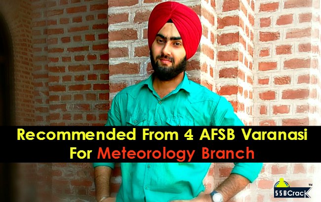 Recommended From 4 AFSB Varanasi For Meteorology Branch