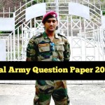 Territorial Army Question Paper download