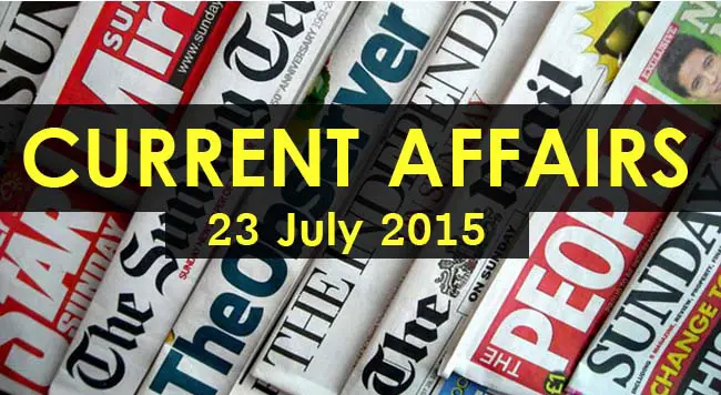 23-July-2015-Current-Affairs