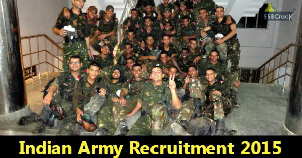 Indian Army Recruitment 2015