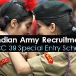 Indian Army Recruitment NCC 39 Special Entry Scheme