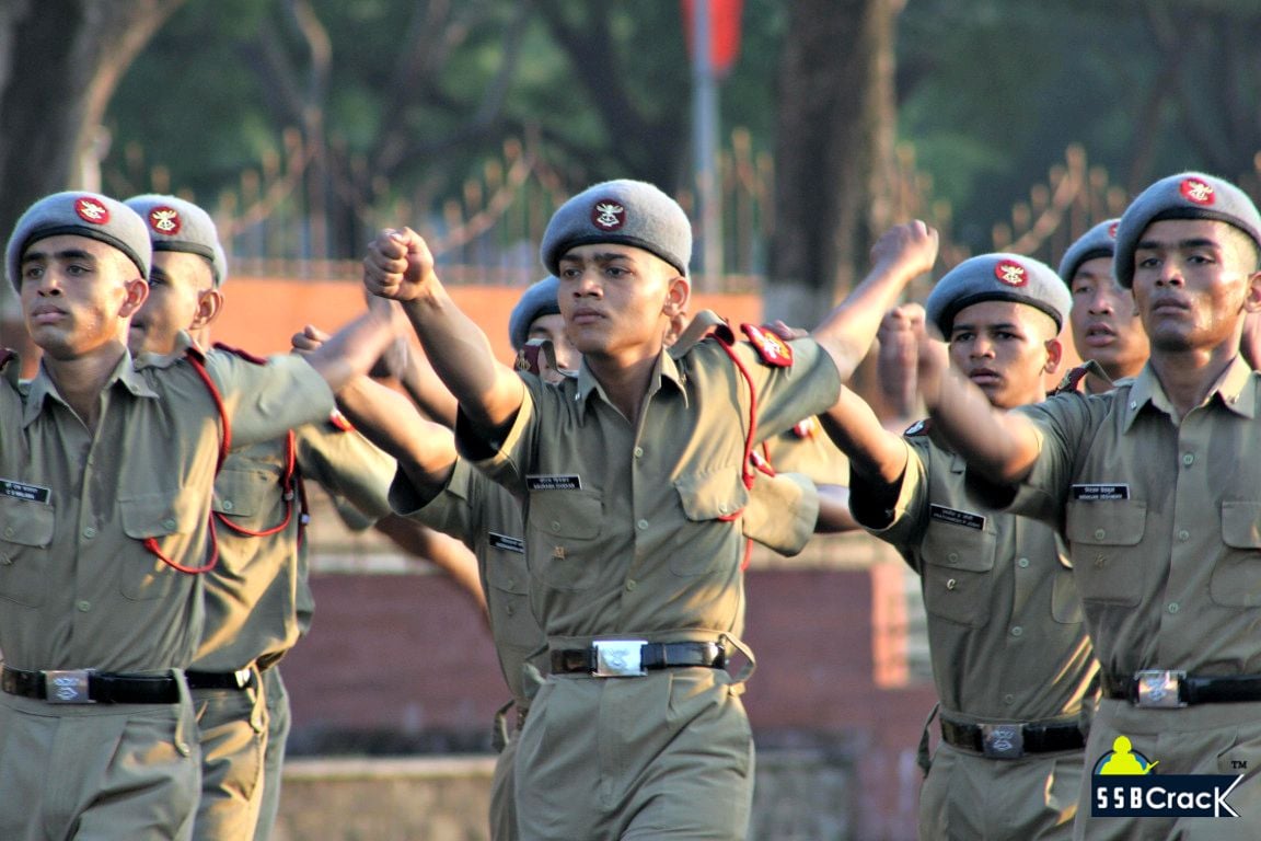 NDA Cadet Drill