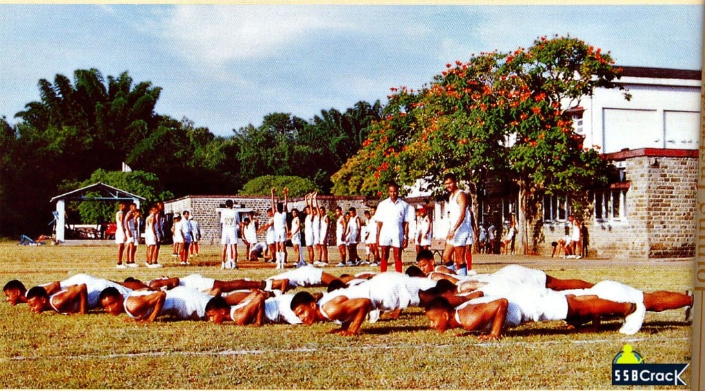 NDA Cadet push ups