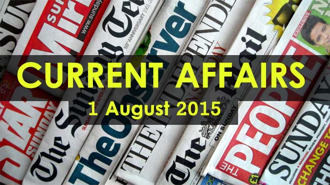 1-August-2015-Current-Affairs