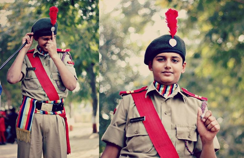 A NCC Cadet