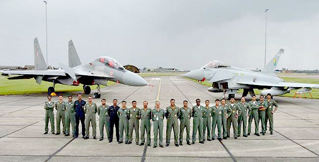 Indian air force with raf