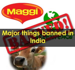 Major Things Banned In India