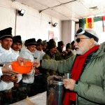 Modi with Indian Army