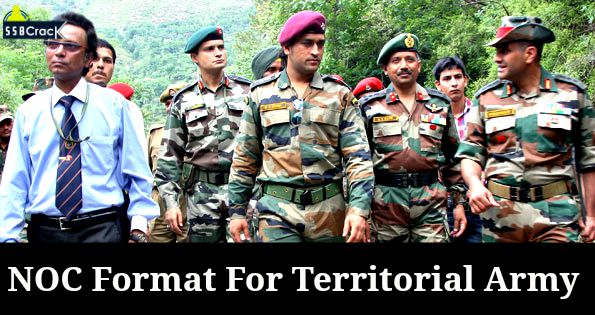 NOC Territorial Army