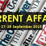 27-28-September-2015-Current-Affairs