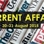 30-31-August-2015-Current-Affairs