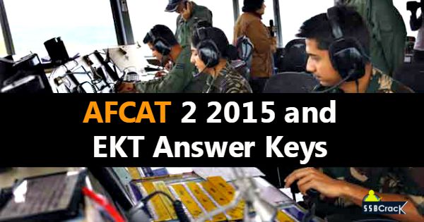 AFCAT 2 2015 answer keys