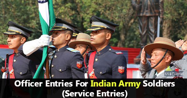 Indian army service entries