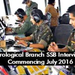 Meteorological Branch SSB Interview Date Commencing July 2016