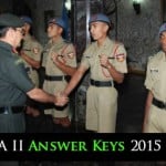 NDA & NA II Answer Keys 2015 [All Sets]