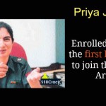 Priya Jhingan enrolled as 001 — the first lady cadet to join the Indian Army