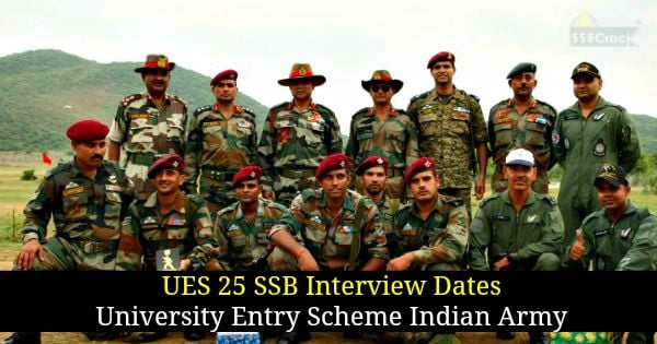 UES 25 ssb dates