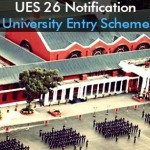 UES 26 Notification University Entry Scheme