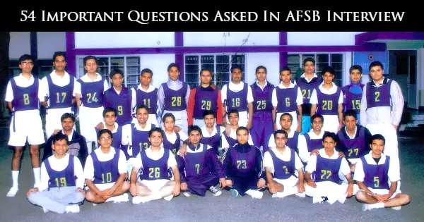54 Important Questions Asked In AFSB Interview