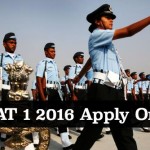 AFCAT 1 2016 Apply Online