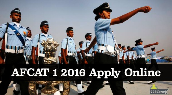 AFCAT 1 2016 Apply Online