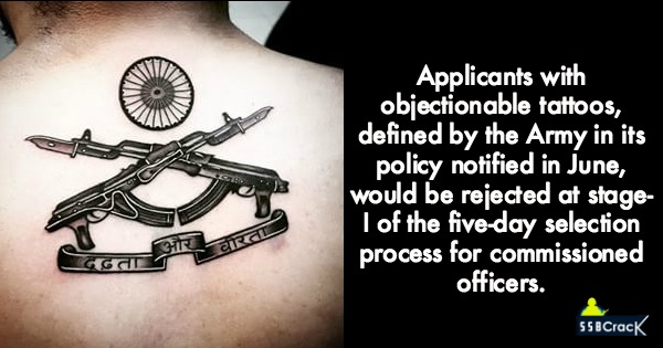 indian army tattoos policy