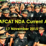 CDS AFCAT NDA Current Affairs 17 November 2015