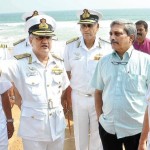 Indian Navy with Defence Minister