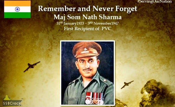 PVC Inspirations Major Somnath Sharma